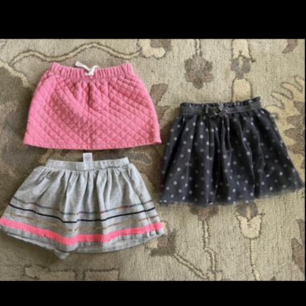 3T toddler girl skirt bundle